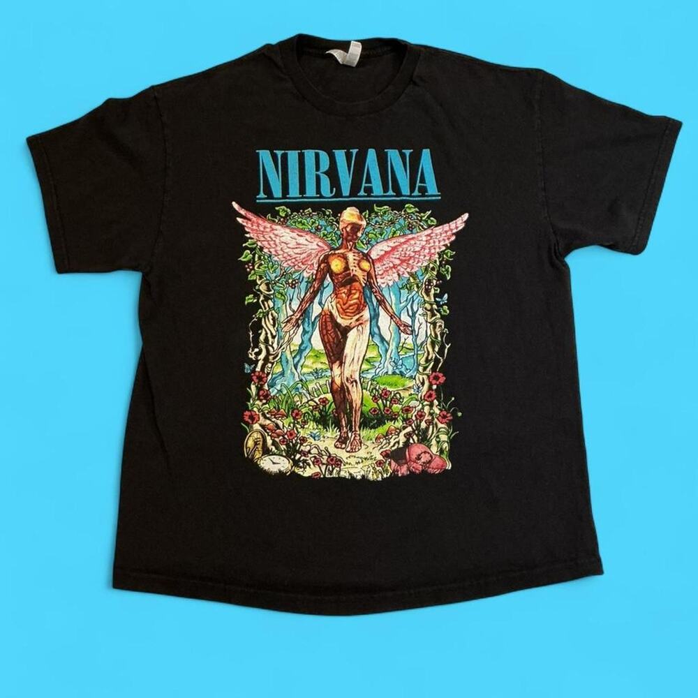 Nirvana in utero angel graphic